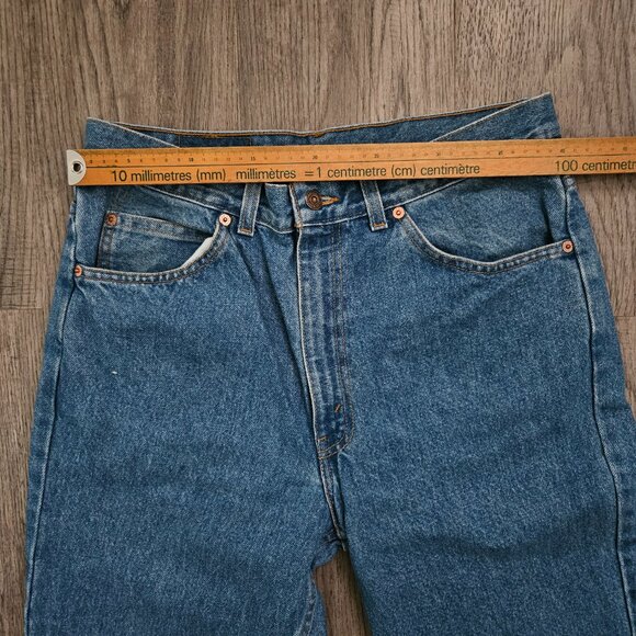 Levi’s 505 Regular Fit Jeans Blue Denim Straight Leg – Men’s 34x32 Orange Tab - Picture 6 of 13